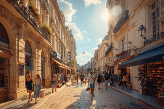 Découverte de la rue Sainte-Catherine : shopping et histoire à Bordeaux