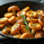Champignons chanterelles sautés aux herbes fraîches