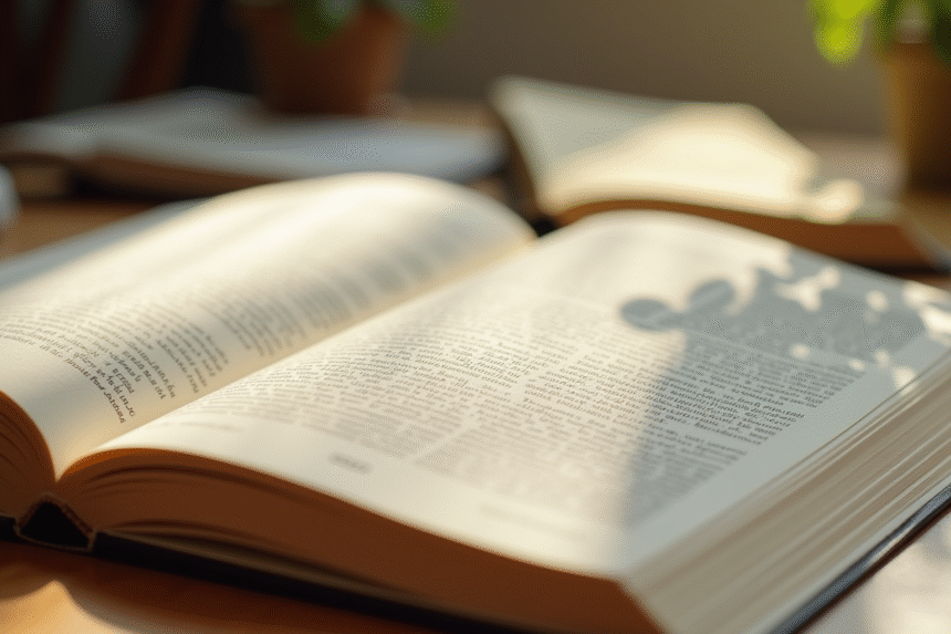 Livre de code civil français ouvert sur un bureau lumineux
