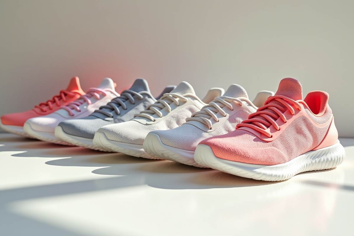 Assortiment de baskets de fitness pour femmes avec amorti