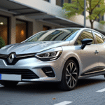 Renault Clio 3 Phase 2 en ville en journée